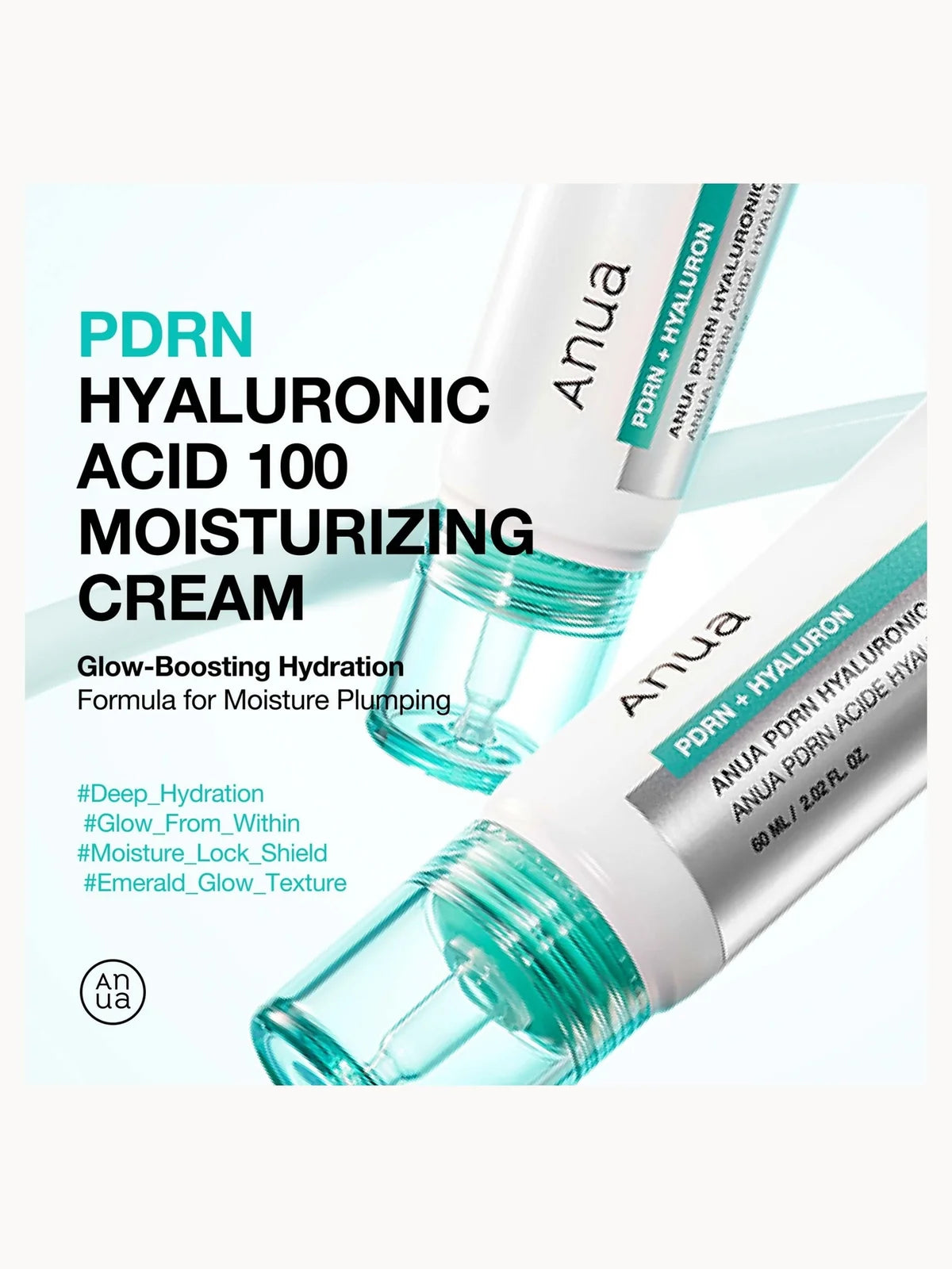 Anua PDRN Hyaluronic Acid 100 Moisturising Cream 60ml