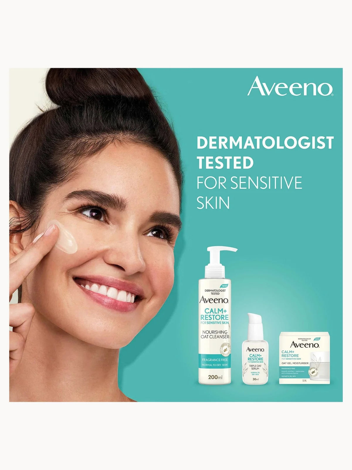 Aveeno Face 3-Step Routine Bundle for Sensitive Skin