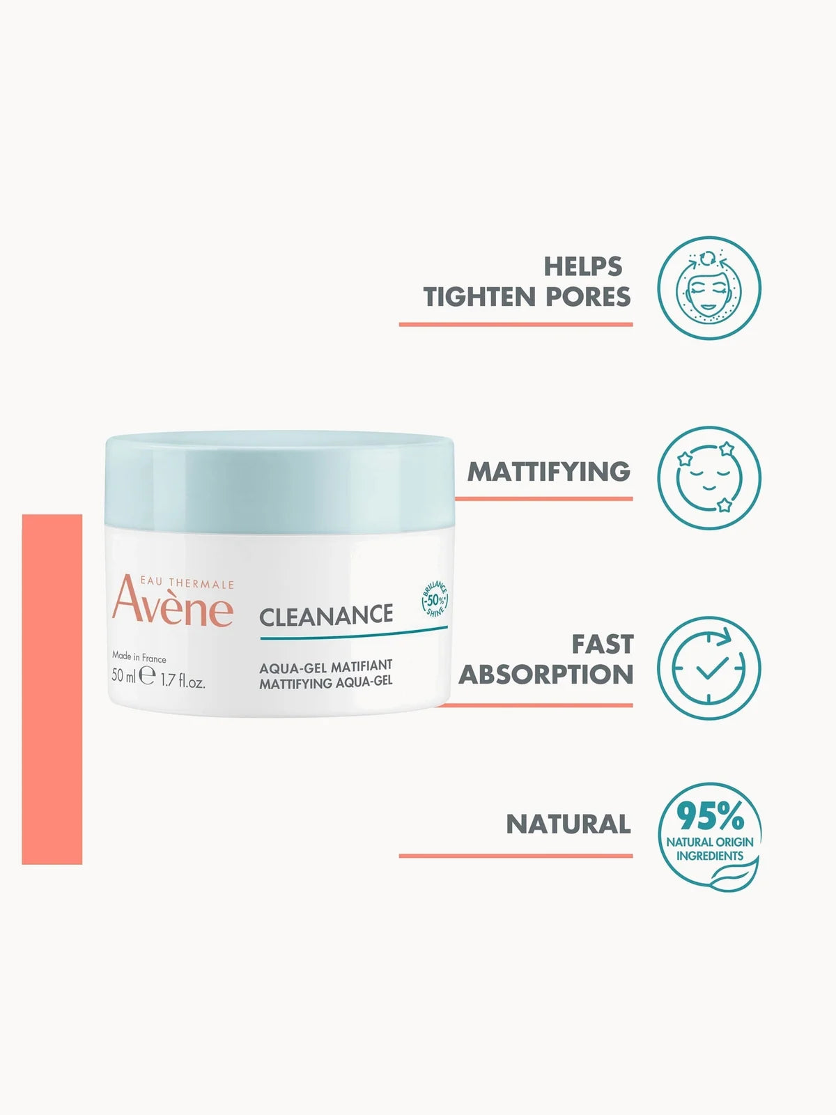 Avène Cleanance Mattifying Aqua-Gel for Oily Skin 50ml