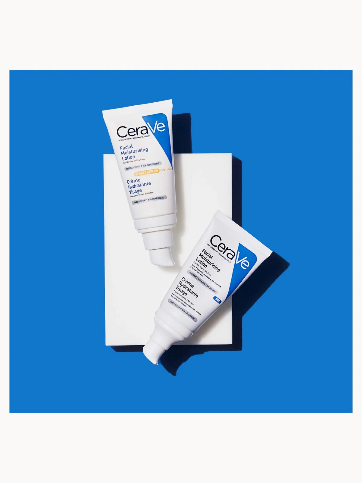 CeraVe AM Facial Moisturising Lotion SPF50 for Normal to Dry Skin 52ml