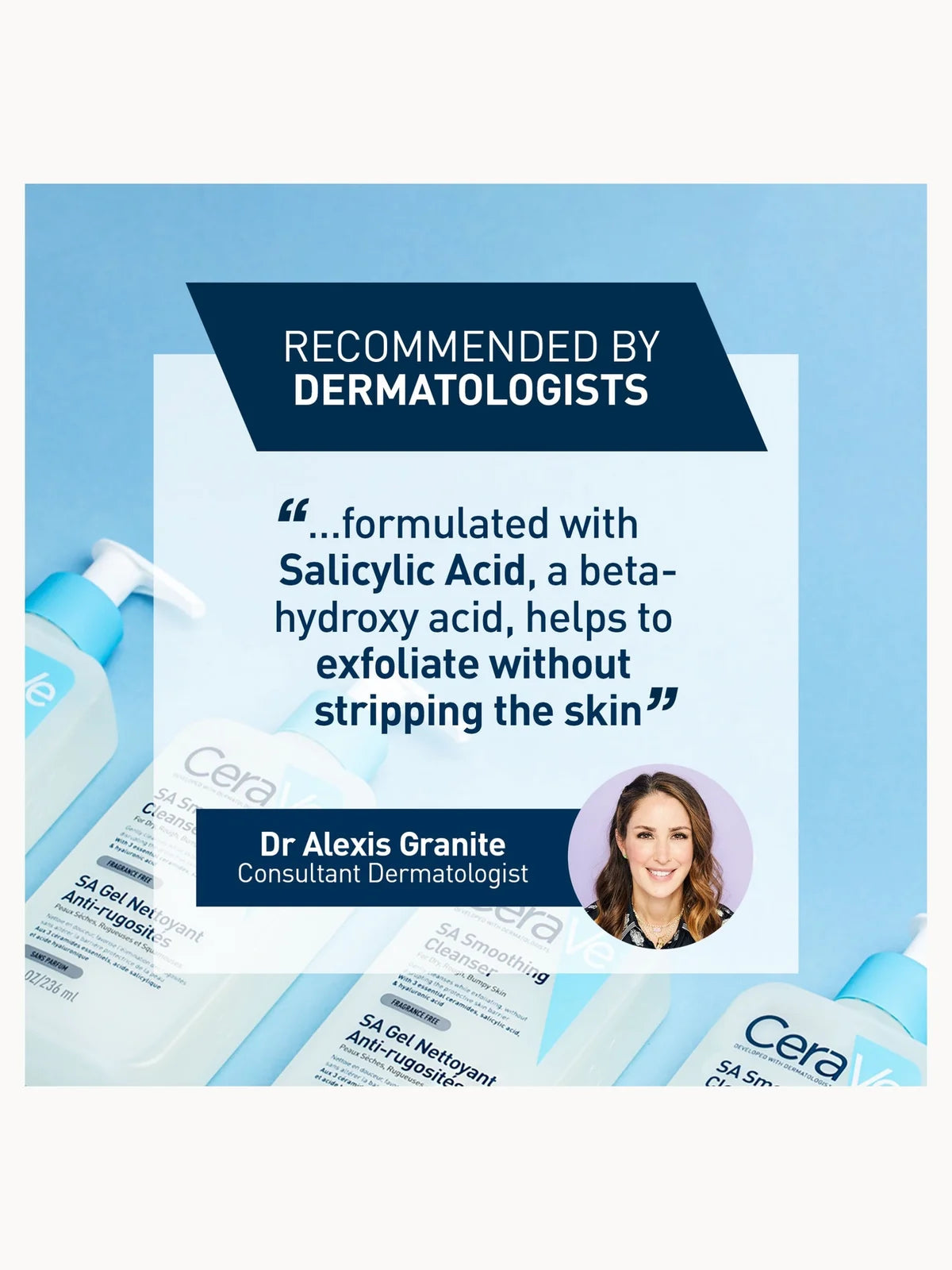 CeraVe SA Smoothing Cleanser for Rough & Bumpy Skin 236ml