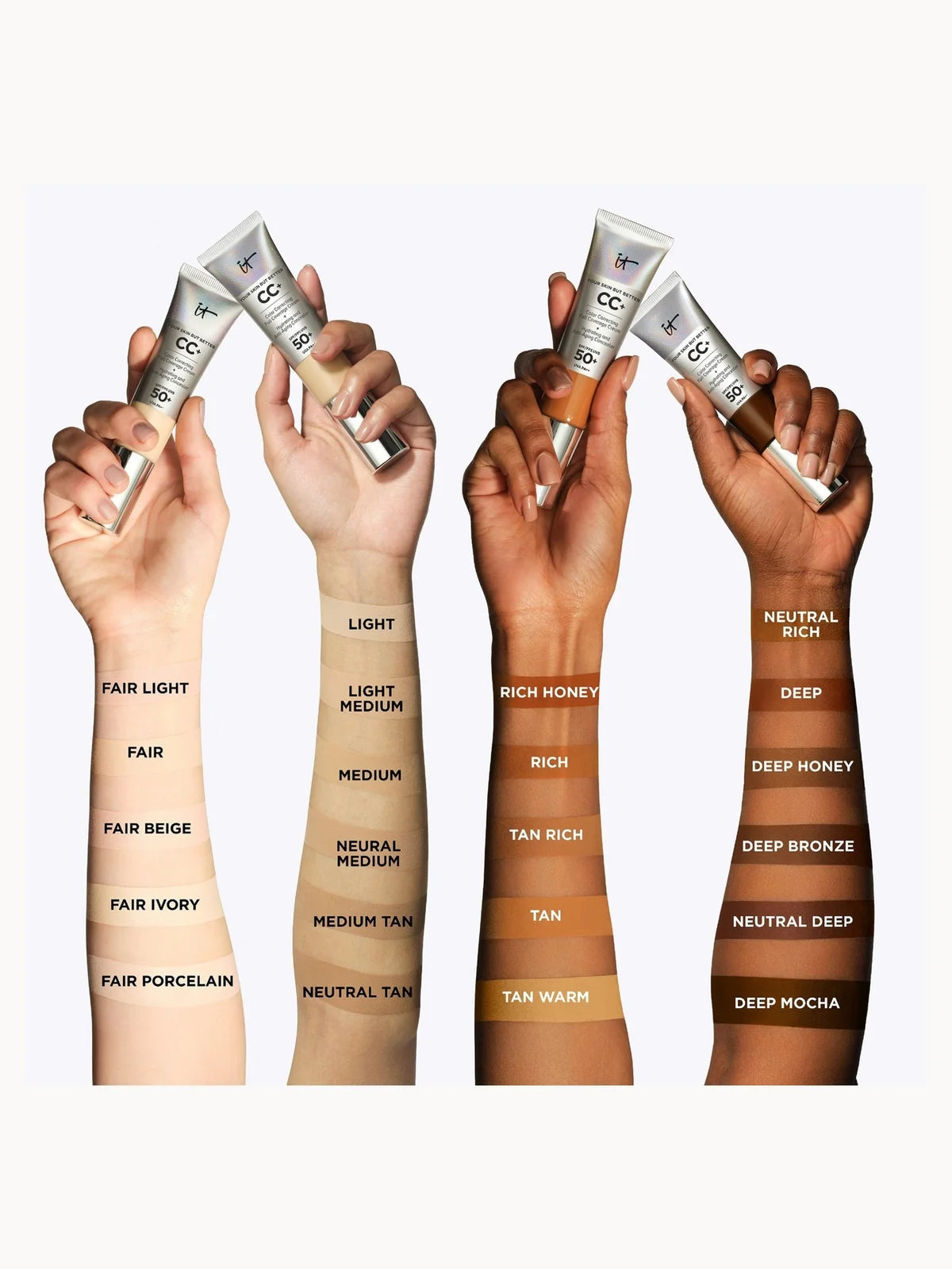 IT Cosmetics Your Skin But Better CC+ Cream with SPF50(Various Shades)