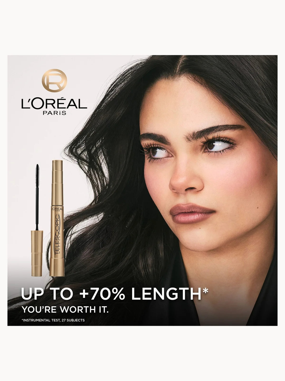 L'Oréal Paris Telescopic Mascara - Black (8ml)( Various Options)