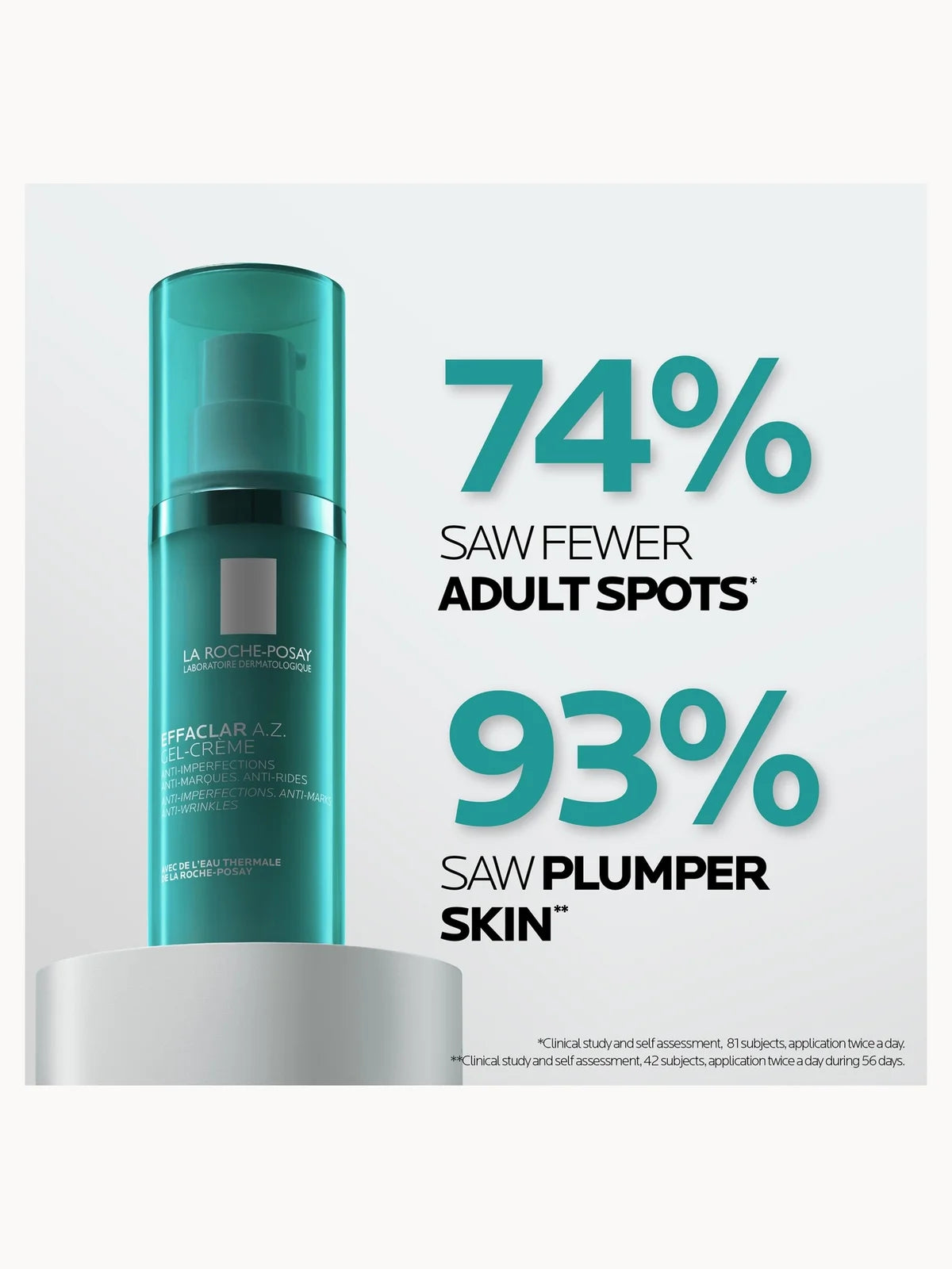 La Roche-Posay Effaclar A.Z. Gel Moisturiser for Breakouts & Ageing with Azelaic, Salicylic and Hyaluronic Acid 40ml