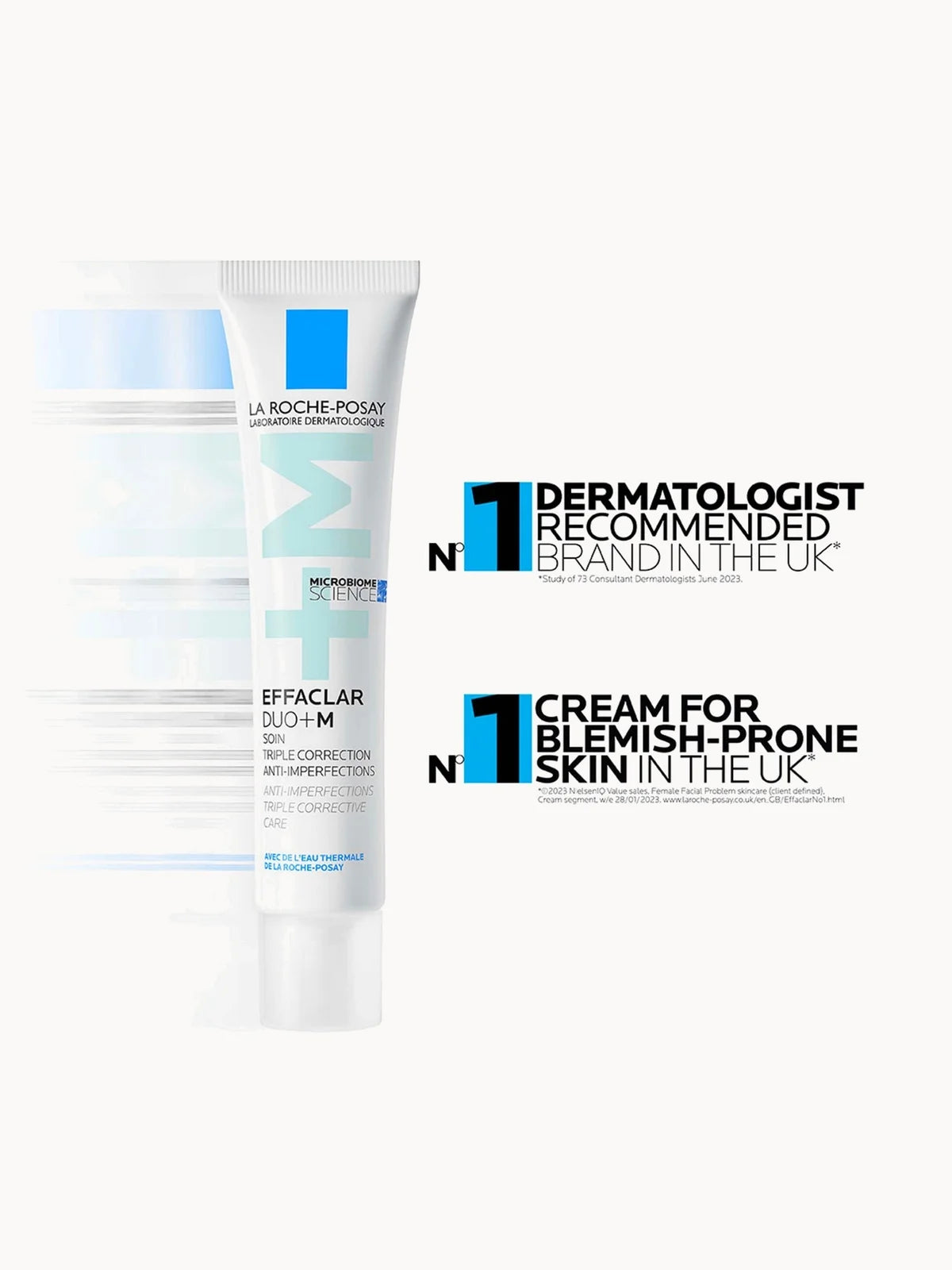 La Roche-Posay Effaclar Duo+M Anti-Blemish Corrective Gel Moisturiser for Oily, Blemish-Prone Skin 40ml