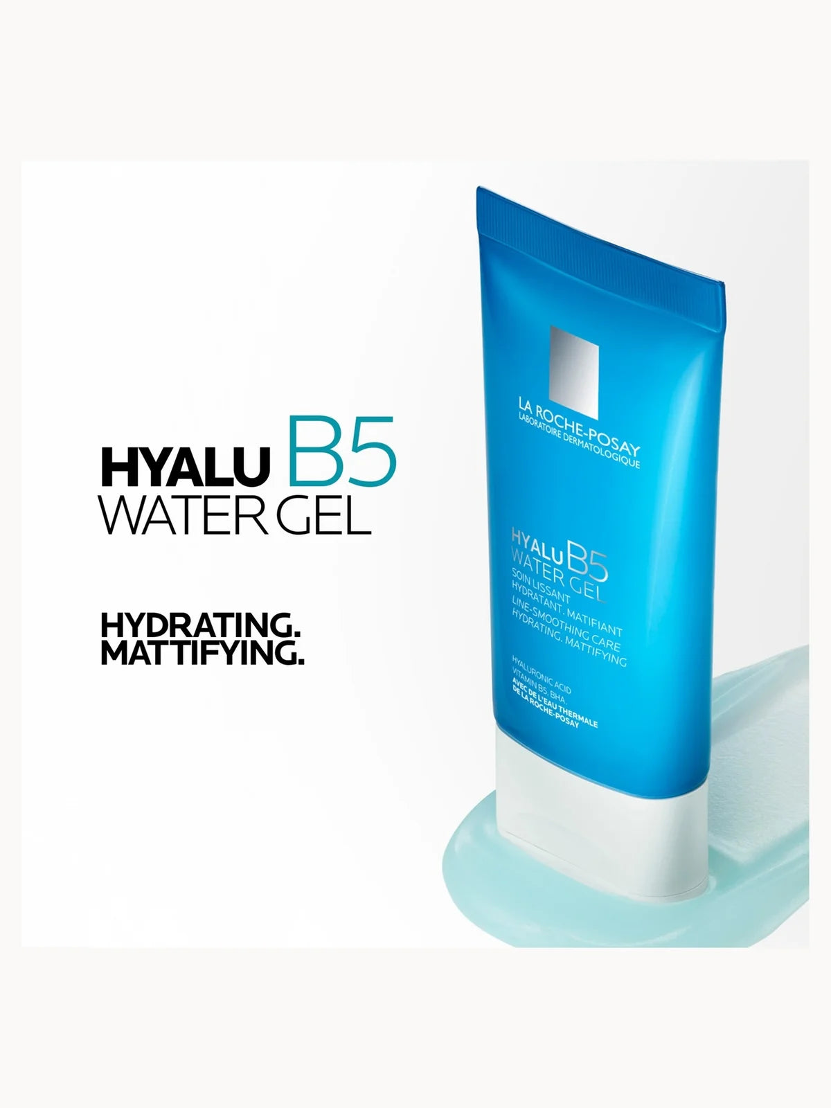 La Roche-Posay Hyalu B5 Instant Fresh Cooling Water Gel Moisturiser combining Hyaluronic Acid, Vitamin B5 and BHA 40ml