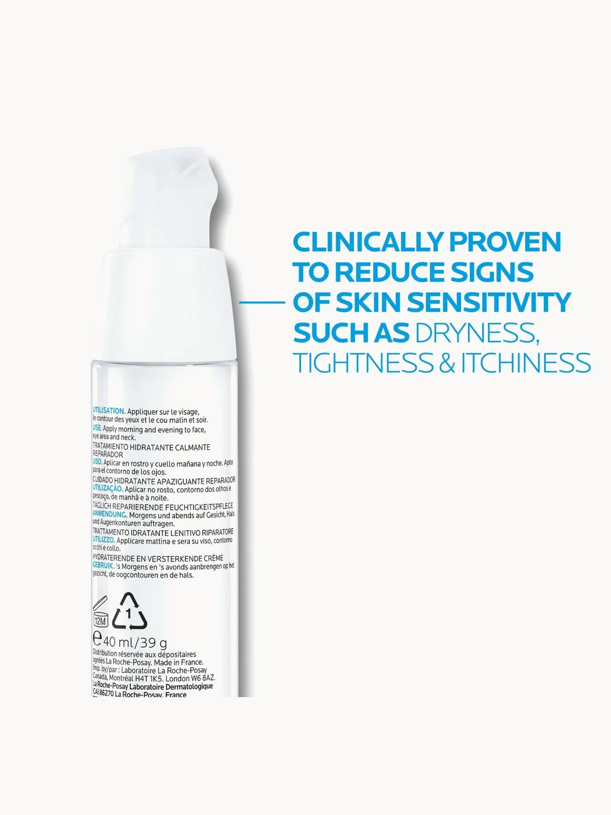 La Roche-Posay Toleriane Dermallergo Soothing Cream for Sensitive Skin 40ml