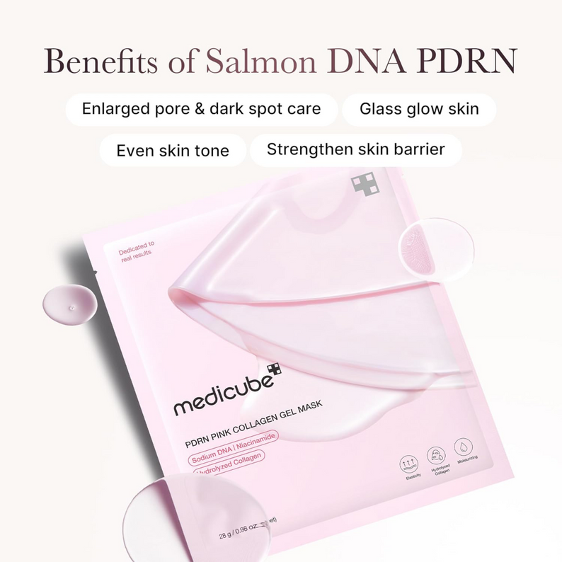 Medicube PDRN Pink Collagen Gel Mask Pack 4 x 28g