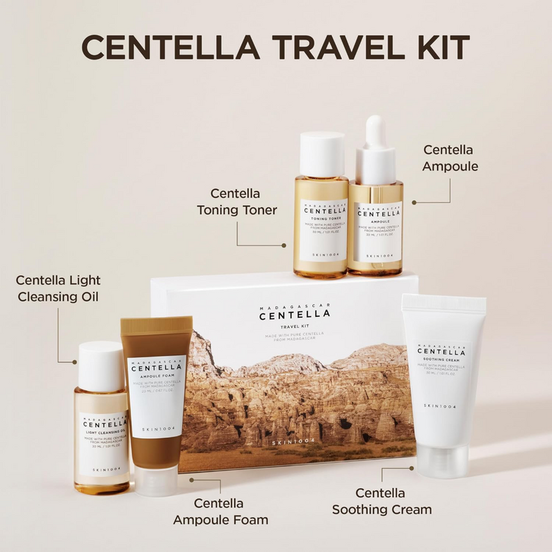 Skin1004 Madagascar Centella 5 Piece Travel Kit