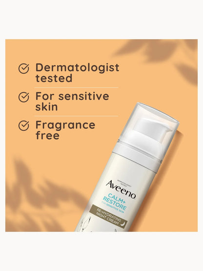 Aveeno Face Calm + Restore Rehydrating Night Cream 50ml