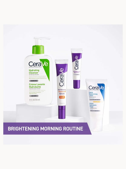 CeraVe Skin Renewing 10% Pure Vitamin C Serum with Ceramides for Brighter & Smoother Skin 30ml