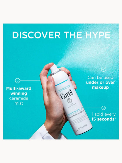 Curél Deep Moisture Spray for Dry, Sensitive Skin 144ml