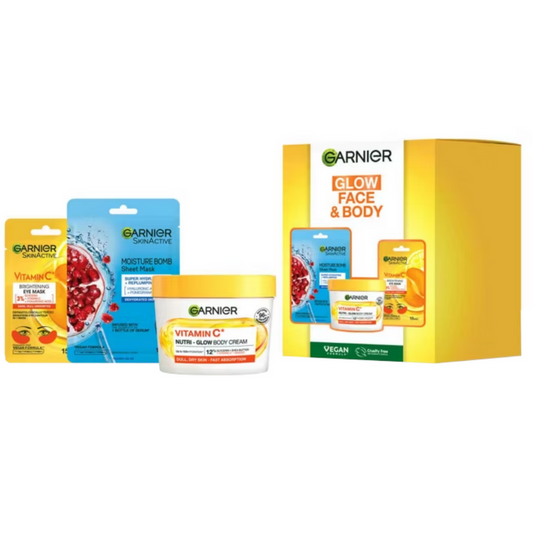 Garnier Glow Face & Body Trio Gift Set