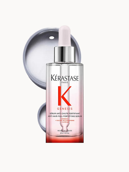 KÉRASTASE GENESIS HAIR SERUM, LEAVE-IN CONDITIONER, FOR HAIR FALL, WITH CAFFEINE, ANTI-CHUTE FORTIFIANT, (Various Size)
