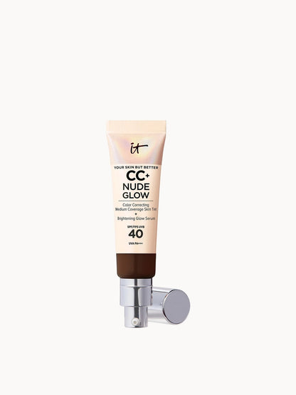 IT Cosmetics CC+ and Nude Glow Lightweight Foundation and Glow Serum with SPF40(Various Shades)