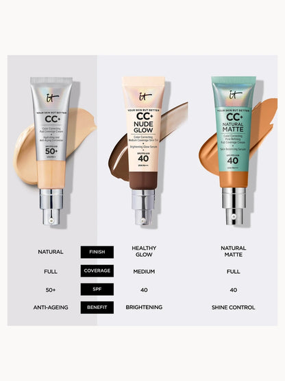 IT Cosmetics Your Skin But Better CC+ Cream with SPF50(Various Shades)
