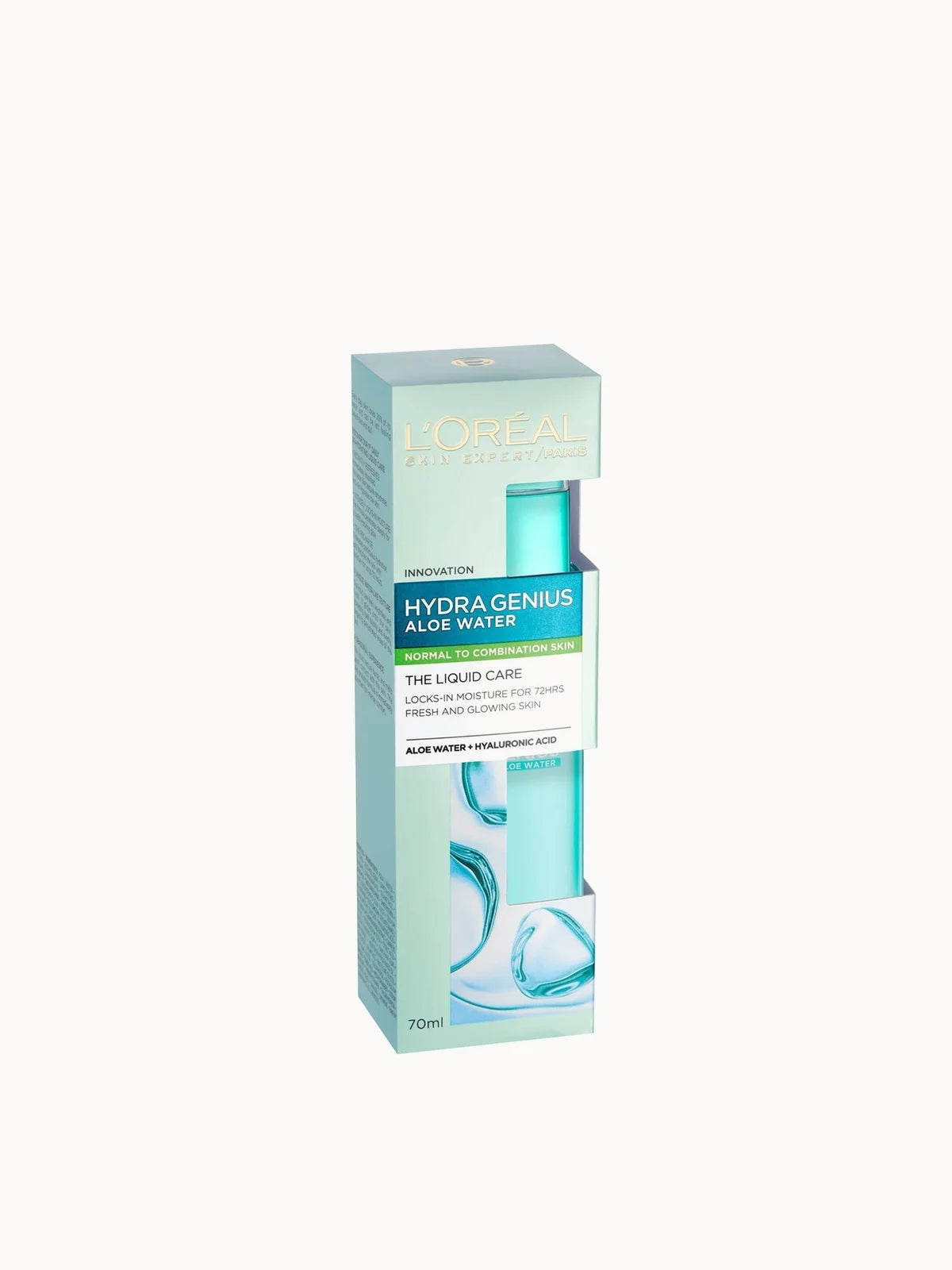 L'Oréal Paris Hydra Genius Liquid Care Moisturiser for Normal Combination Skin 70ml 2 Pack Exclusive