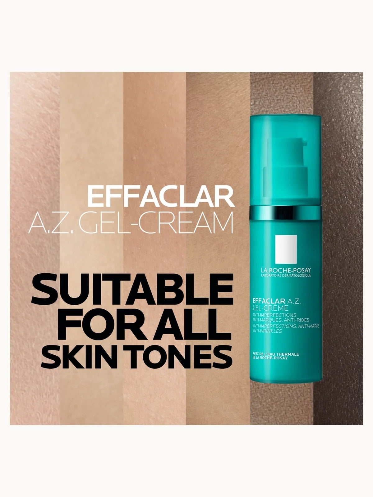 La Roche-Posay Effaclar A.Z. Gel Moisturiser for Breakouts & Ageing with Azelaic, Salicylic and Hyaluronic Acid 40ml