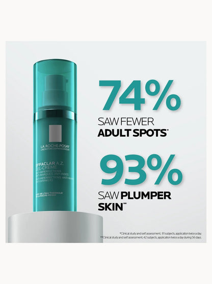 La Roche-Posay Effaclar A.Z. Gel Moisturiser for Breakouts & Ageing with Azelaic, Salicylic and Hyaluronic Acid 40ml