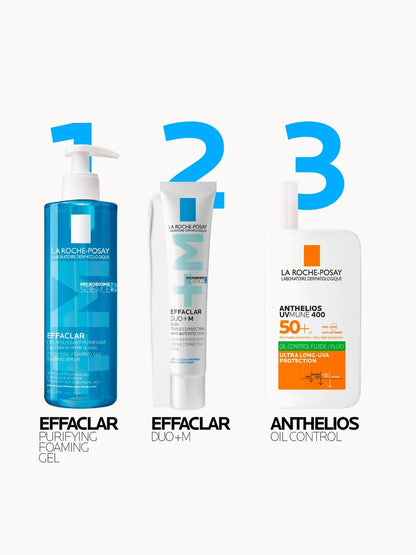 La Roche-Posay Effaclar Duo+M Anti-Blemish Corrective Gel Moisturiser for Oily, Blemish-Prone Skin 40ml