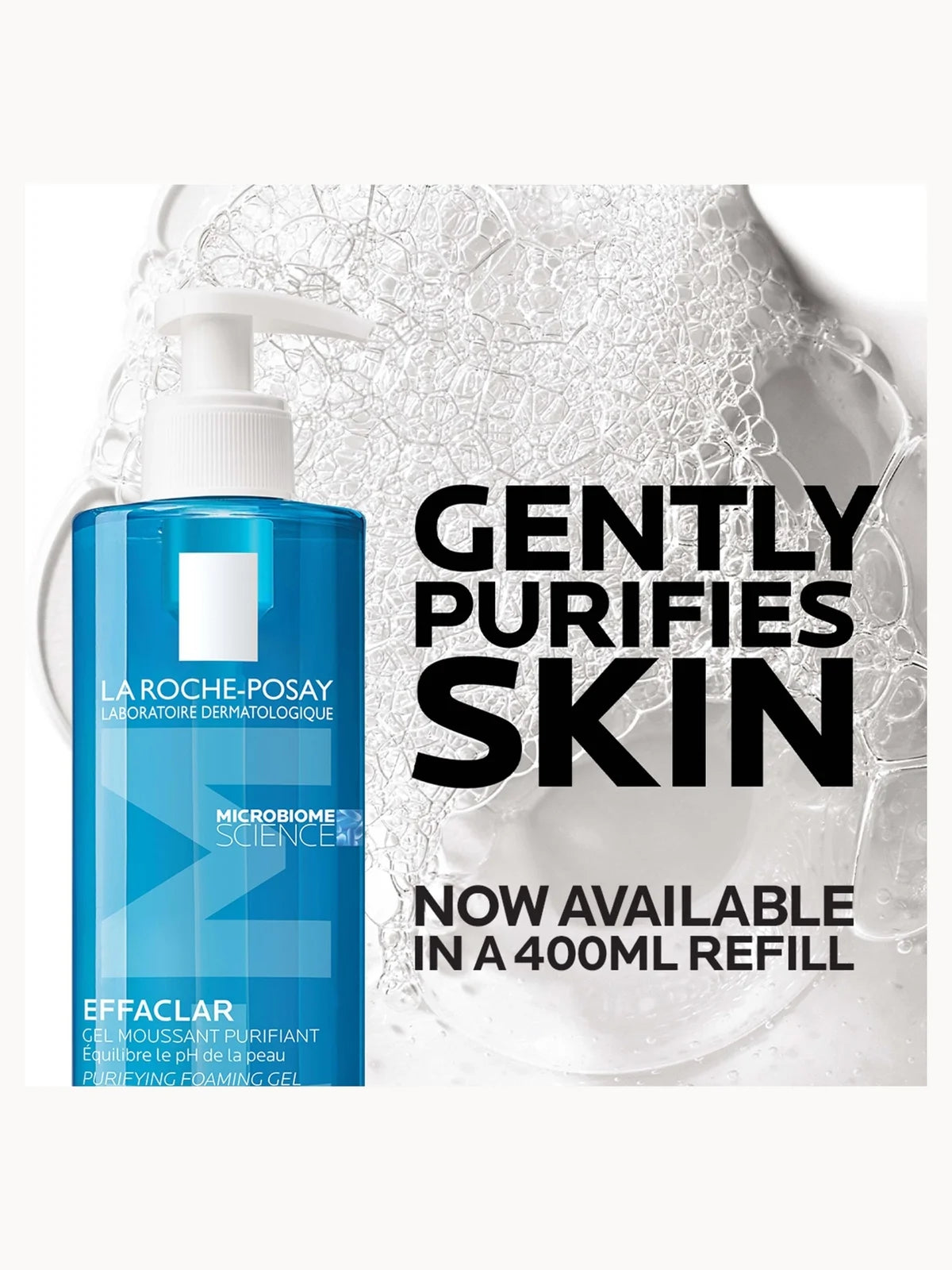 La Roche-Posay Effaclar Purifying Foaming Gel Cleanser for Oily, Blemish-Prone Skin 400ml
