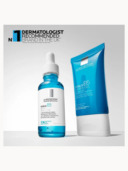 La Roche-Posay Hyalu B5 Instant Fresh Cooling Water Gel Moisturiser combining Hyaluronic Acid, Vitamin B5 and BHA 40ml
