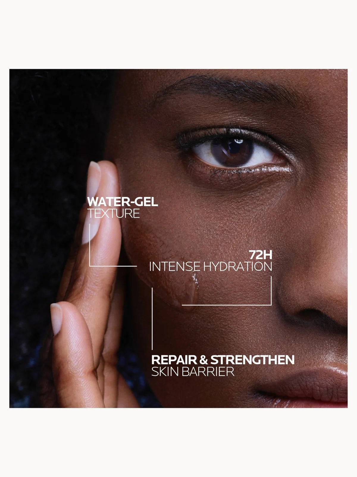 La Roche-Posay Hyalu B5 Instant Fresh Cooling Water Gel Moisturiser combining Hyaluronic Acid, Vitamin B5 and BHA 40ml