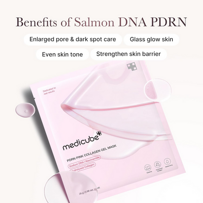 Medicube PDRN Pink Collagen Gel Mask Pack 4 x 28g