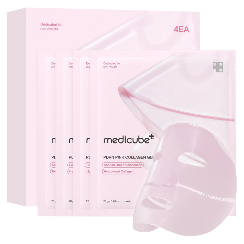 Medicube PDRN Pink Collagen Gel Mask Pack 4 x 28g