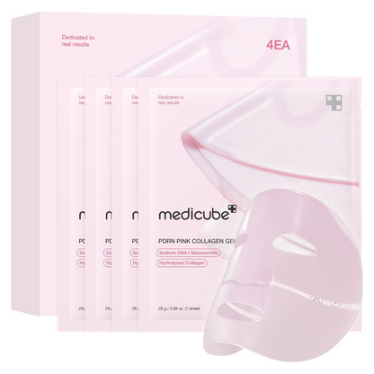 Medicube PDRN Pink Collagen Gel Mask Pack 4 x 28g