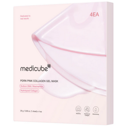Medicube PDRN Pink Collagen Gel Mask Pack 4 x 28g