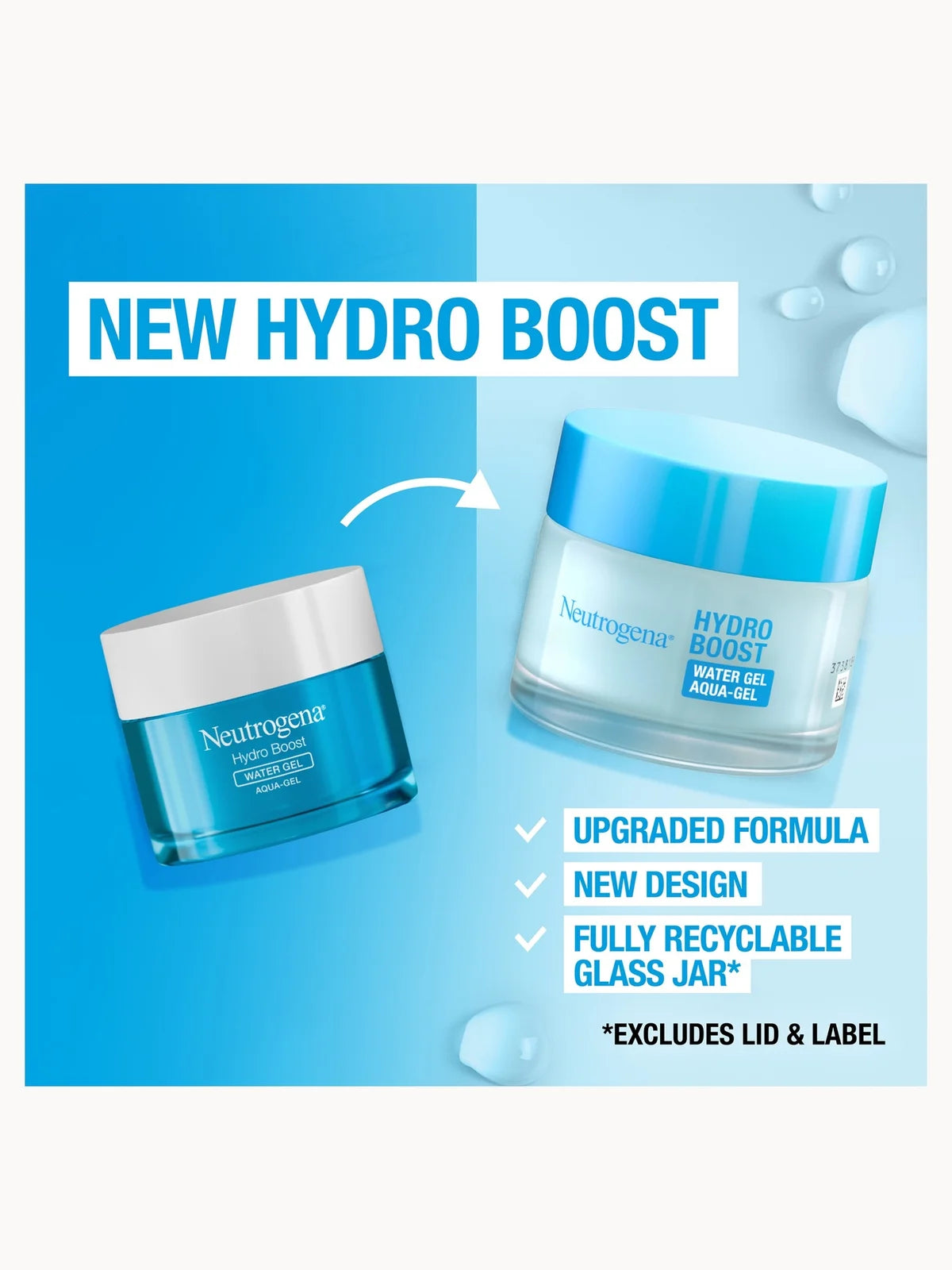 Neutrogena Hydro Boost Water Gel Moisturiser with Hyaluronic Acid for Dry Skin 50ml
