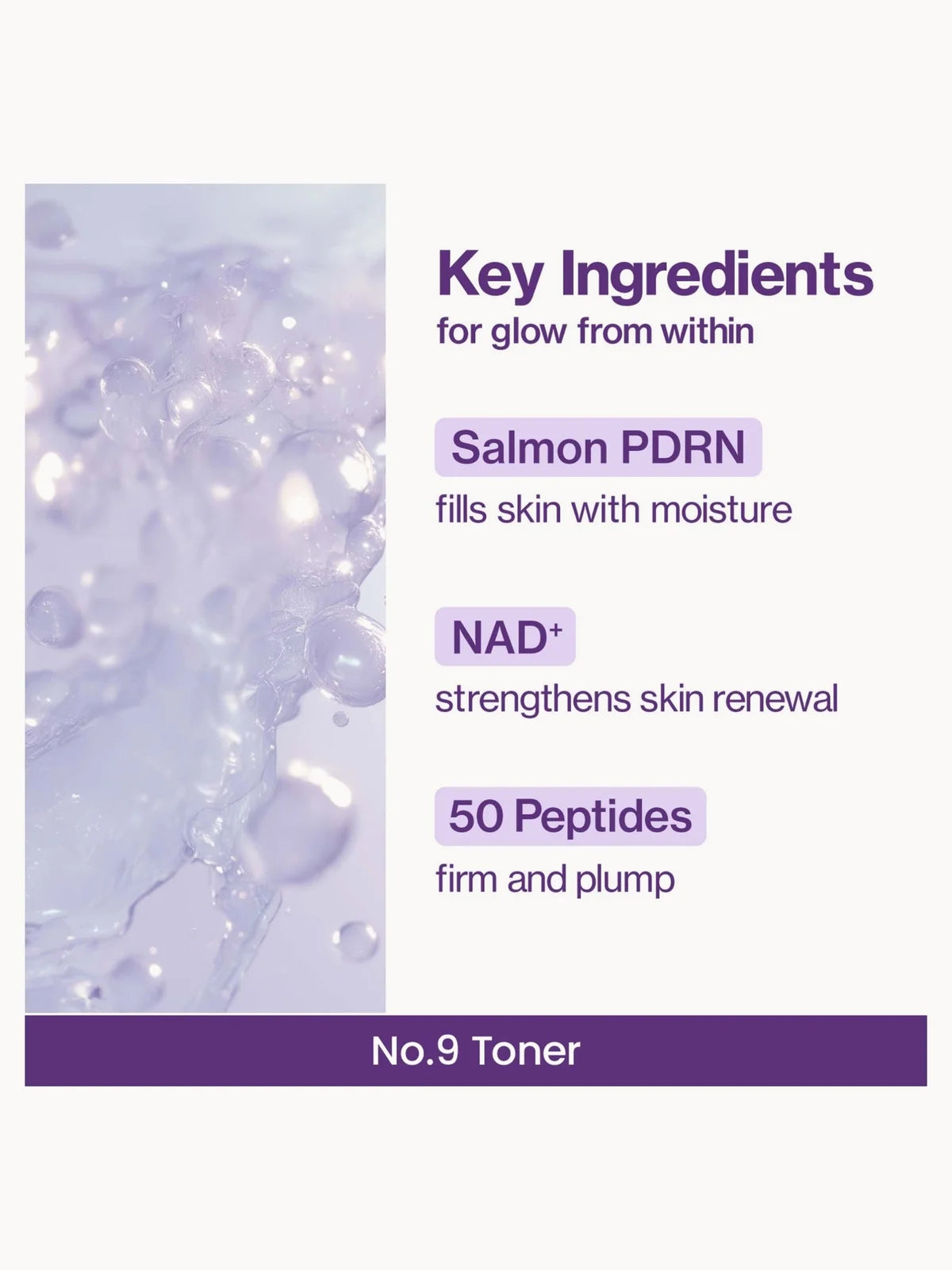 Numbuzin No.9 NAD PDRN Glow Boosting Toner 150ml