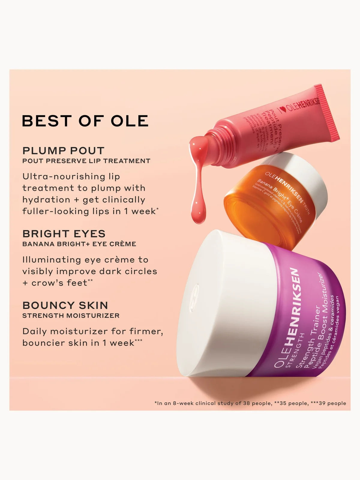 Ole Henriksen Strength Peptide Barrier Boost Moisturiser with Hyaluronic Acid and Niacinamide (Various Sizes)
