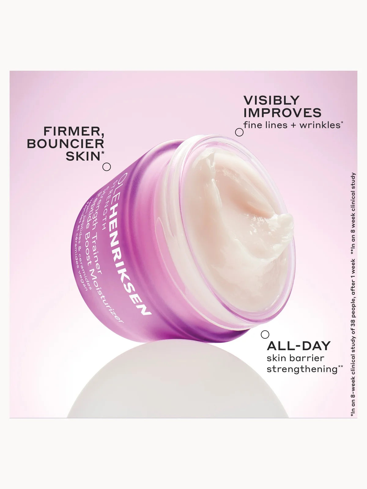 Ole Henriksen Strength Peptide Barrier Boost Moisturiser with Hyaluronic Acid and Niacinamide (Various Sizes)