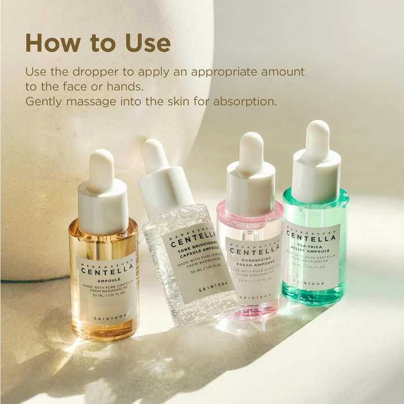 Skin1004 Madagascar Centella Ampoule Kit 4 x 30ml