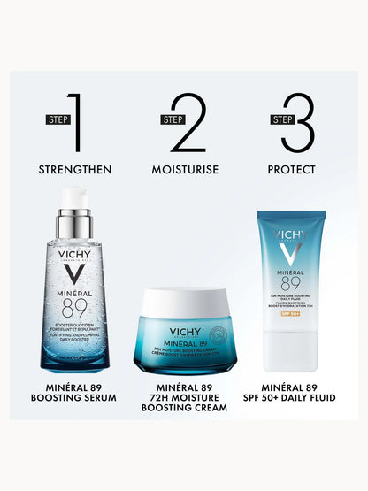 Vichy Minéral 89 72Hr Hyaluronic Acid and Squalane Moisture Boosting Cream 50ml