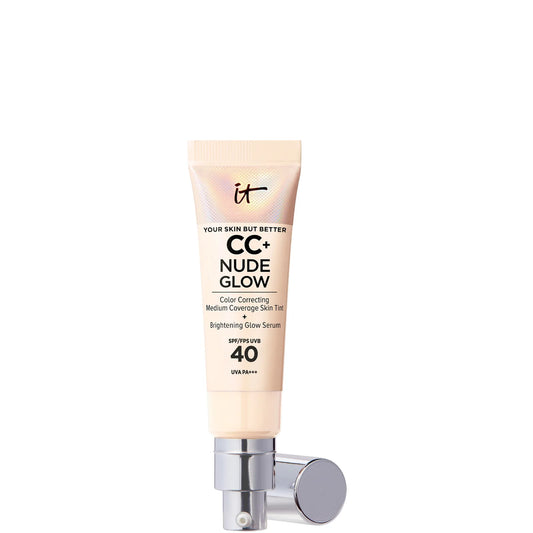 IT Cosmetics CC+ and Nude Glow Lightweight Foundation and Glow Serum with SPF40(Various Shades)