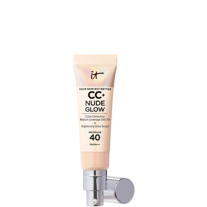 IT Cosmetics CC+ and Nude Glow Lightweight Foundation and Glow Serum with SPF40(Various Shades)