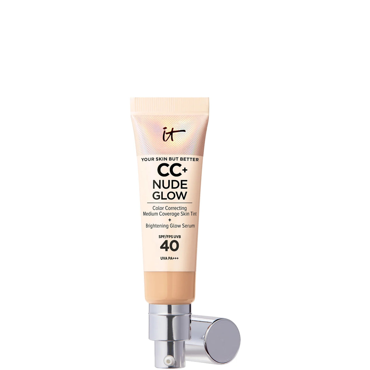 IT Cosmetics CC+ and Nude Glow Lightweight Foundation and Glow Serum with SPF40(Various Shades)
