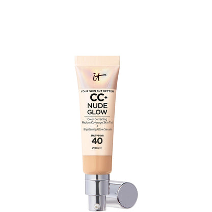 IT Cosmetics CC+ and Nude Glow Lightweight Foundation and Glow Serum with SPF40(Various Shades)