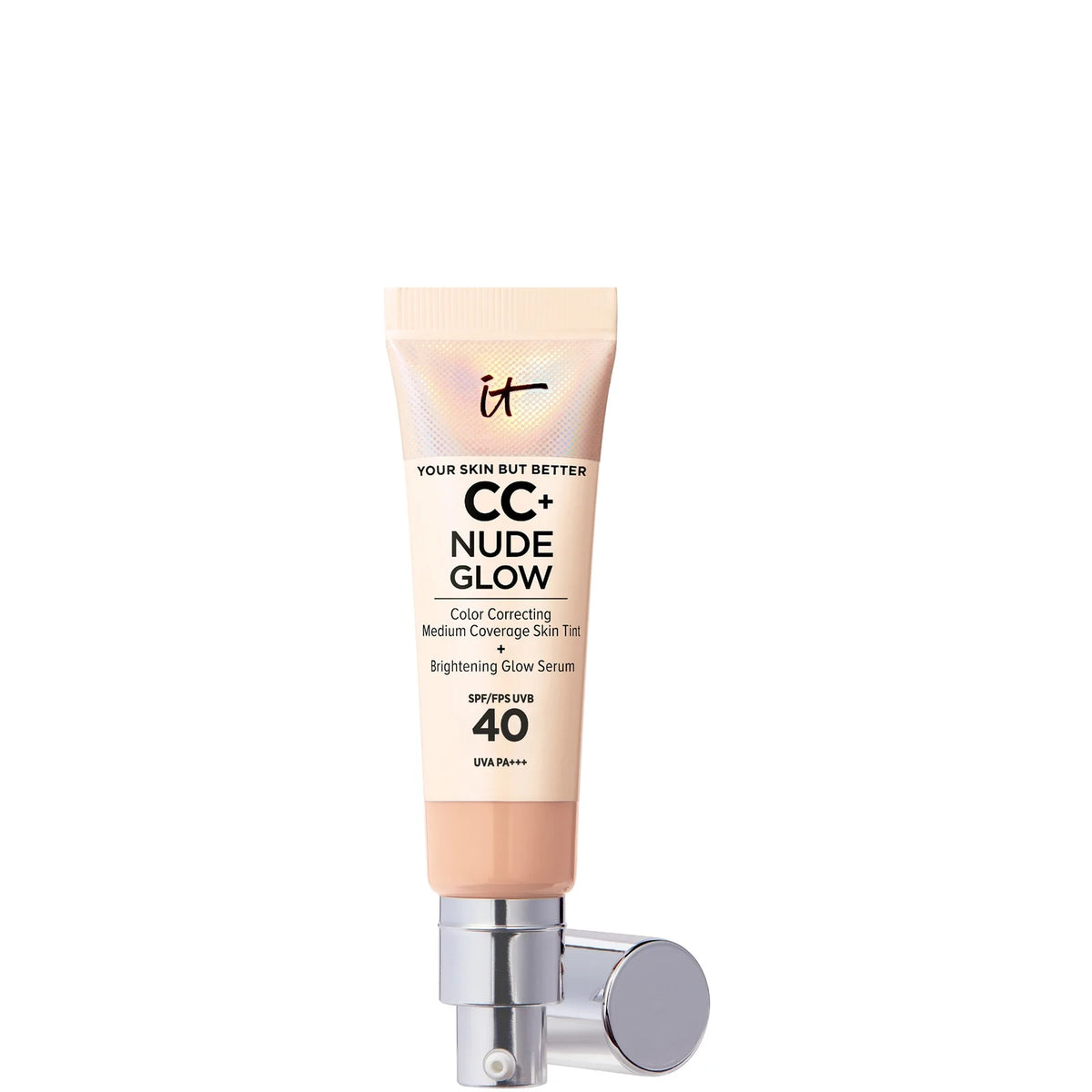 IT Cosmetics CC+ and Nude Glow Lightweight Foundation and Glow Serum with SPF40(Various Shades)